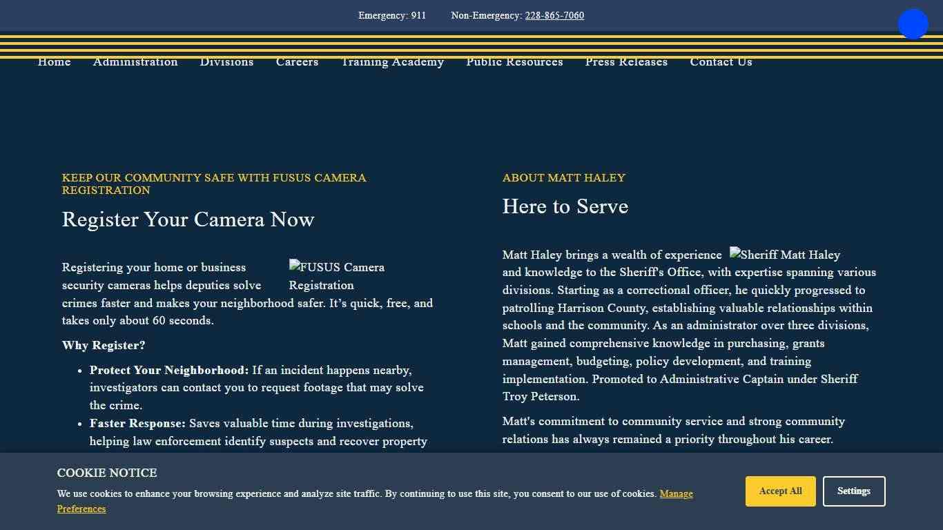 Homepage | Harrison County Sheriff